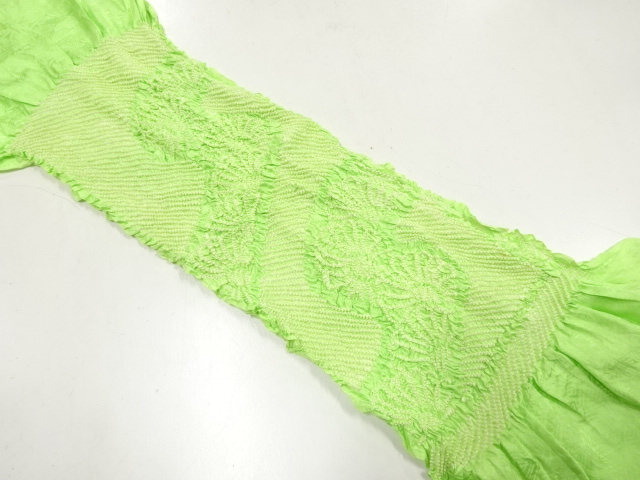 SILK shibori obiage